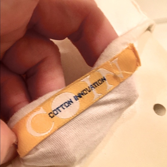 Cotton Innovation White Tank Top Sz Medium - Picture 4 of 5